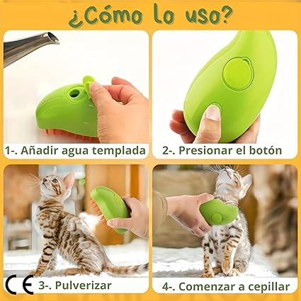 CEPILLO DE VAPOR PARA MASCOTAS