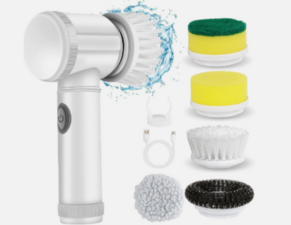 CEPILLO ELÉCTRICO DE LIMPIEZA 5 EN 1