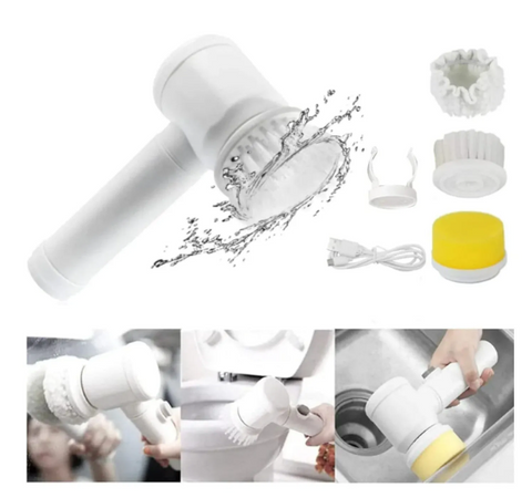 CEPILLO ELÉCTRICO DE LIMPIEZA 5 EN 1