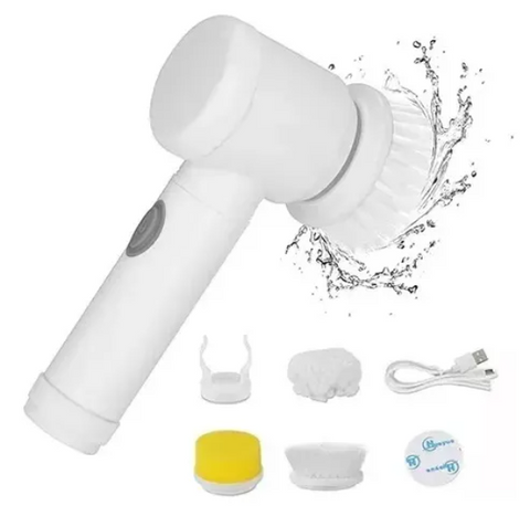 CEPILLO ELÉCTRICO DE LIMPIEZA 5 EN 1