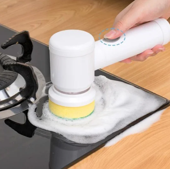 CEPILLO ELÉCTRICO DE LIMPIEZA 5 EN 1