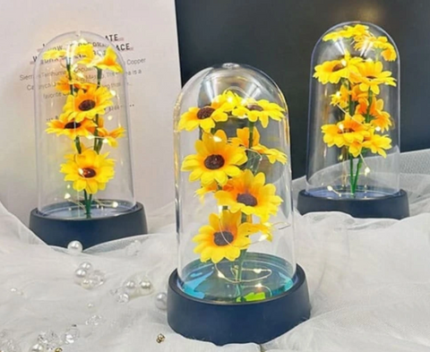 FLOR ETERNA AMARILLA