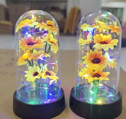 FLOR ETERNA AMARILLA