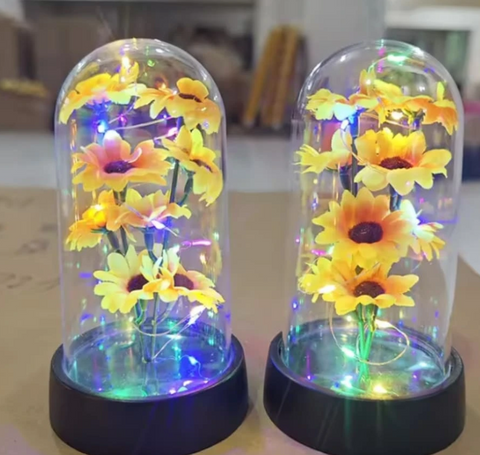 FLOR ETERNA AMARILLA