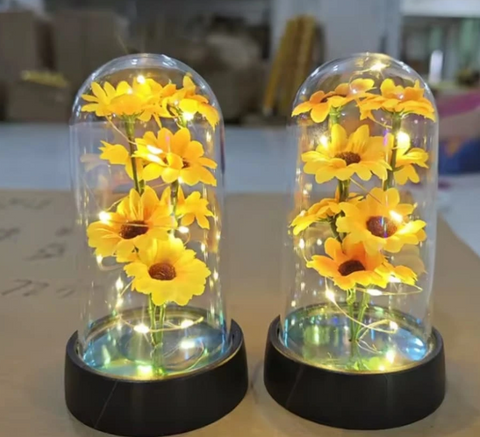 FLOR ETERNA AMARILLA