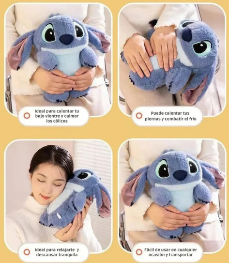 PELUCHE STITCH PARA CÓLICOS Y DOLORES