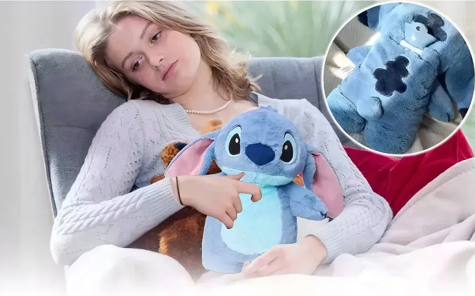 PELUCHE STITCH PARA CÓLICOS Y DOLORES