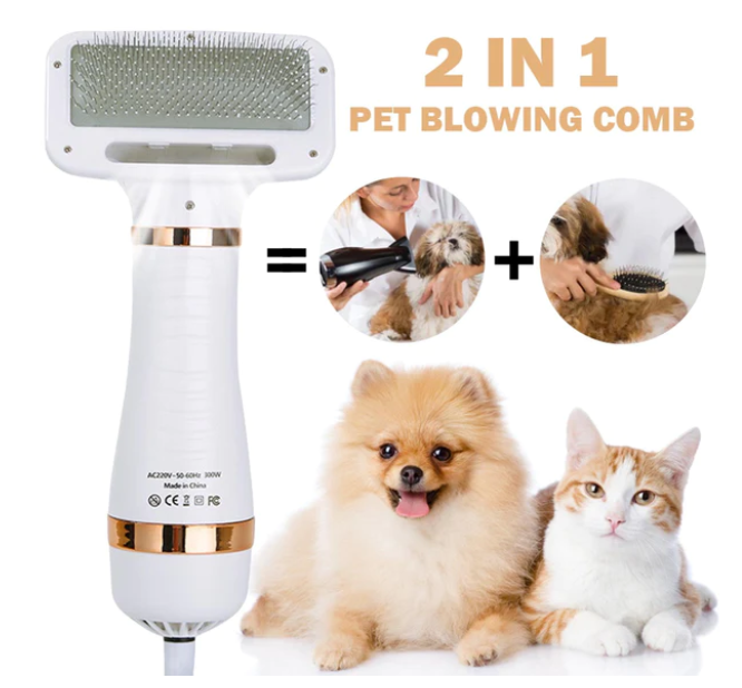 CEPILLO SECADOR PARA MASCOTAS : ¡Un Cuidado Profesional para tus Peludos! 🐶🐱