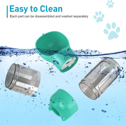 Botella De Agua Portátil 4 En 1 Para Mascotas