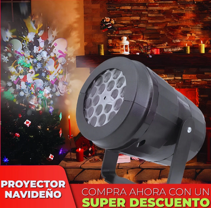 Proyector navideño:🎅 Llena tu hogar de luz y color esta Navidad