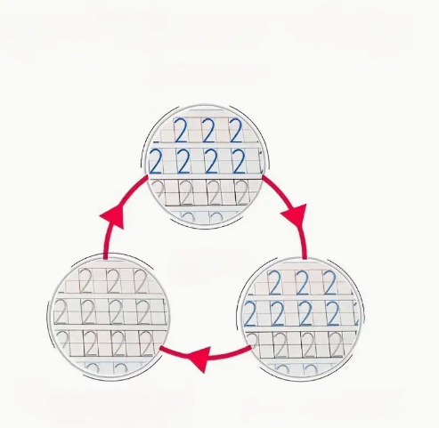 Set 4 cuadernos mágicos de caligrafía reutilizable