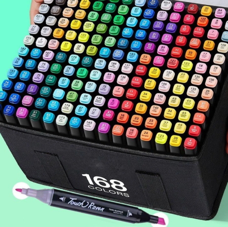 MARCADORES PARA BOCETOS DOBLE PUNTA 168