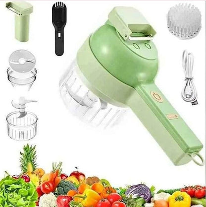 CORTADOR DE VERDURAS ELÉCTRICO 4 EN 1