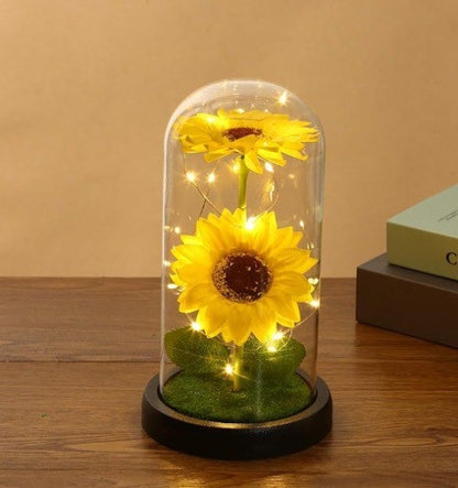 FLOR ETERNA AMARILLA